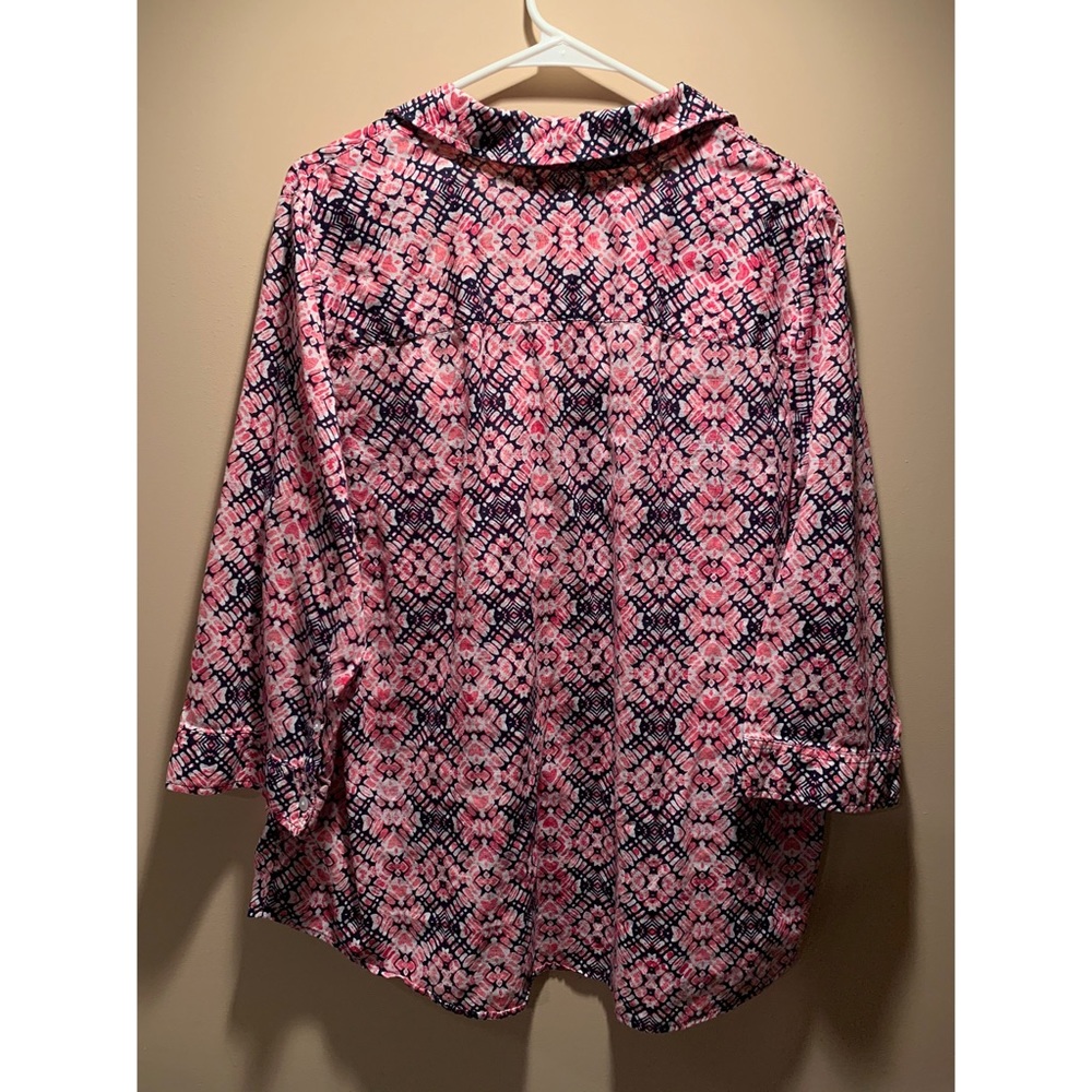 Patterned Pink Blouse - Picture 3 of 3